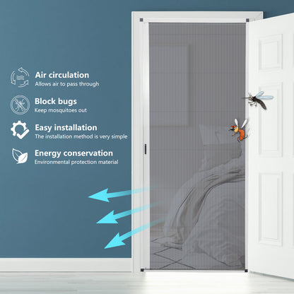 Retractable Screen Door（0.471in Low Track）