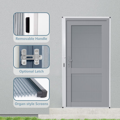 Retractable Screen Door（0.471in Low Track）