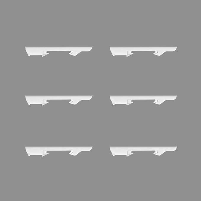 Ceiling Mount Brackets for Curtain Tracks(6 PCS)