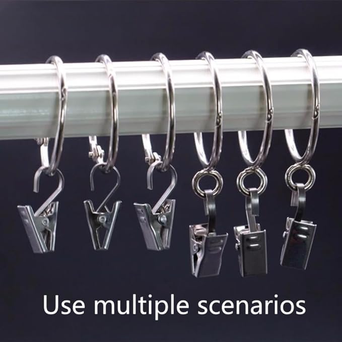 Metal Curtain Track Clips