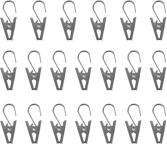 Metal Curtain Track Clips