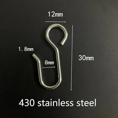 Metal Curtain Track Hooks