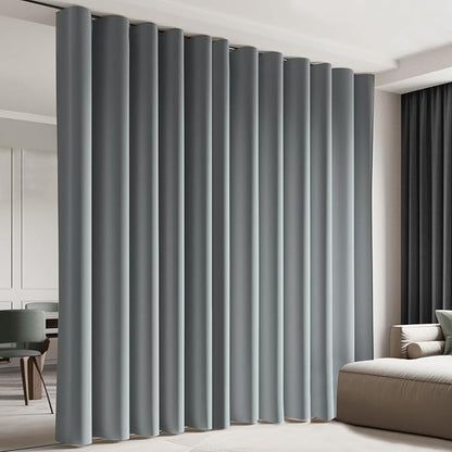 Room Divider Blackout Curtain Total Privacy Thermal Insulated Curtains