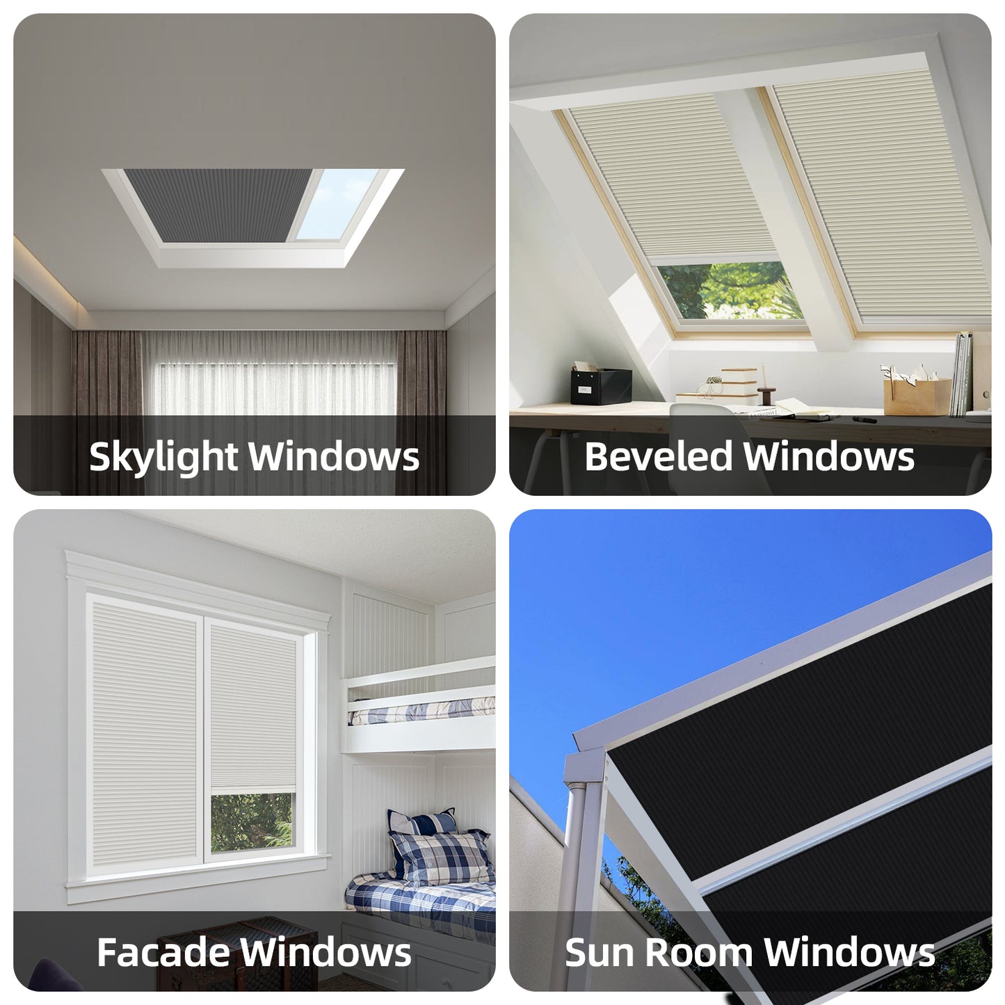 Motorized Skylight Shades (Light Filtering)