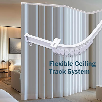 Ceiling Curtains Tracks Aluminum Flexible Bendable