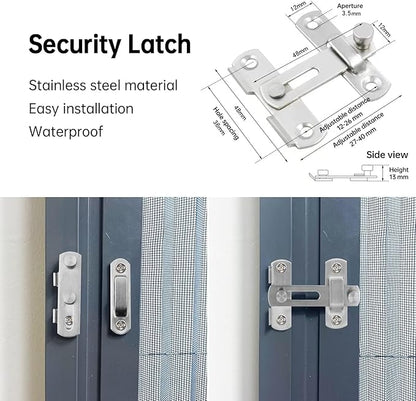 Stainless Steel Simple Door Bolt