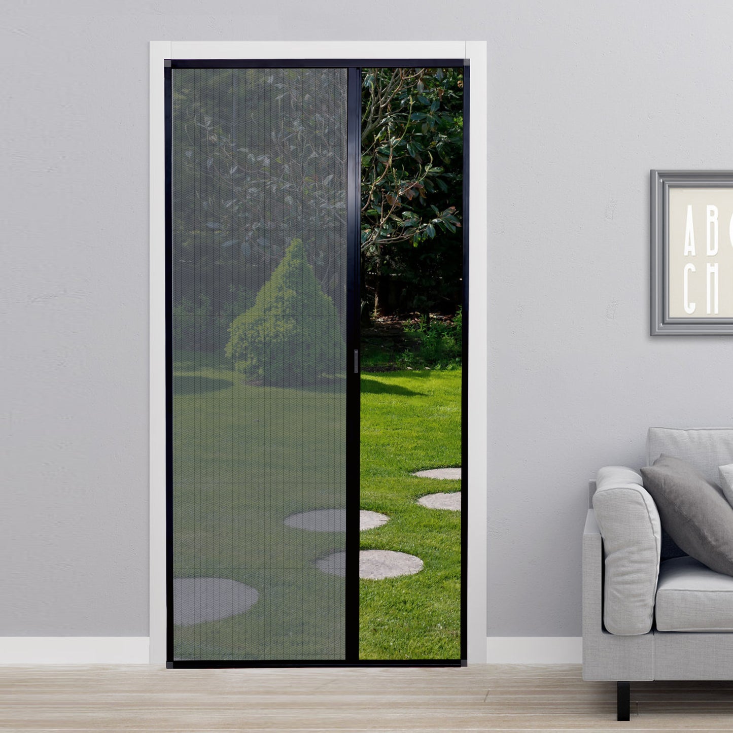 Retractable Screen Door（0.471in Low Track）