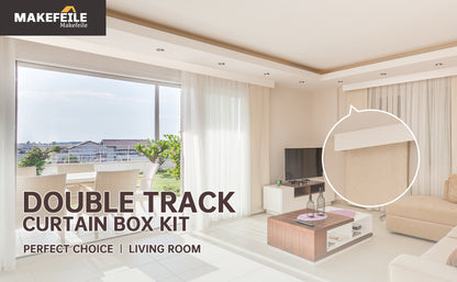 Double Curtain Track Box