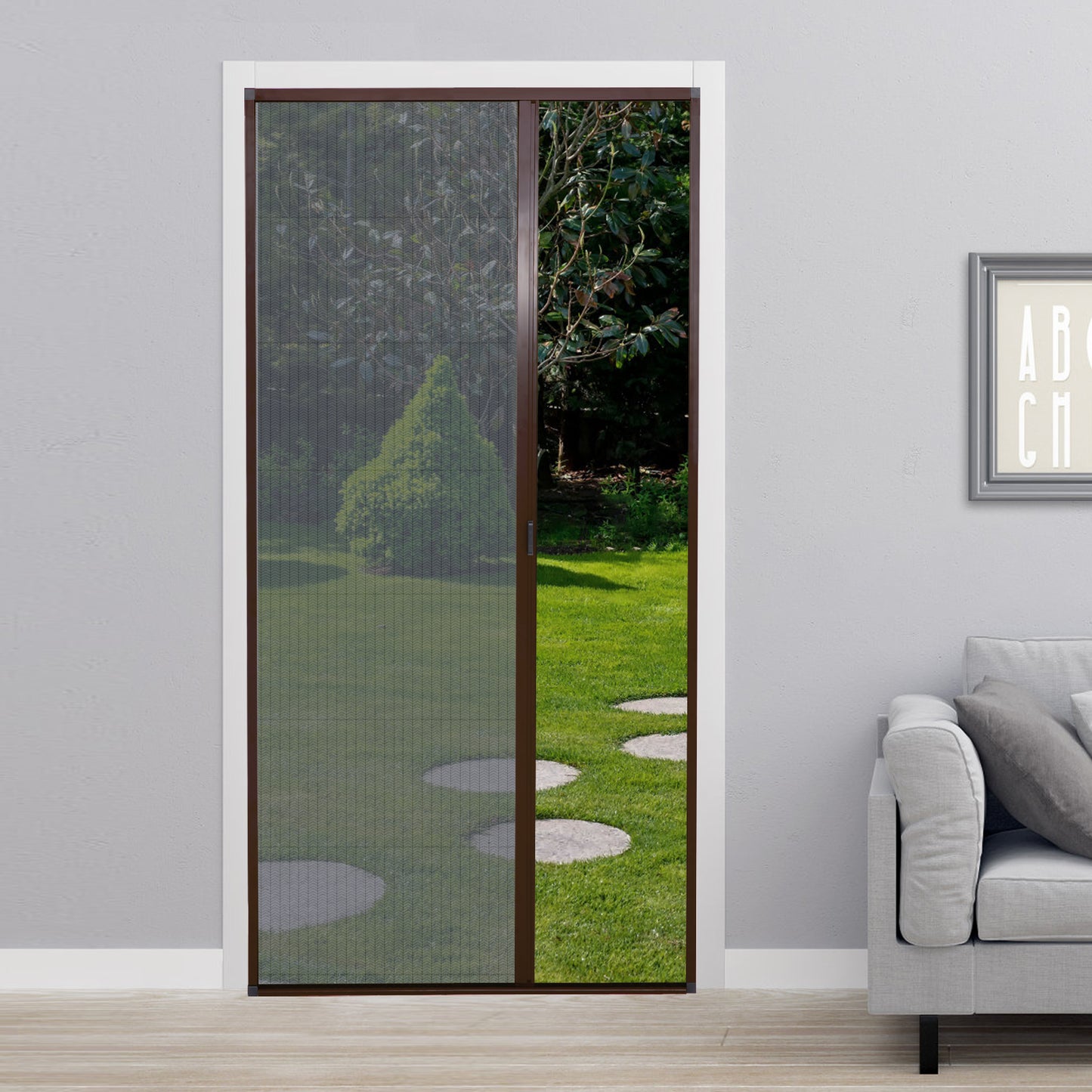 Retractable Screen Door（0.471in Low Track）