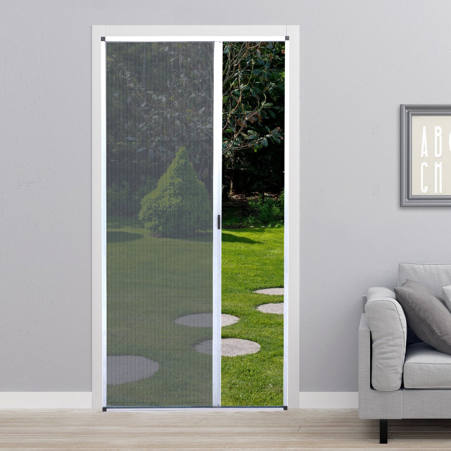 Retractable Screen Door（0.471in Low Track）