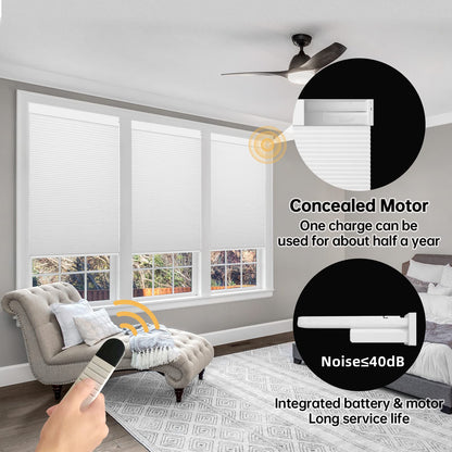 Motorized Cellular Shades（Light-filtering）