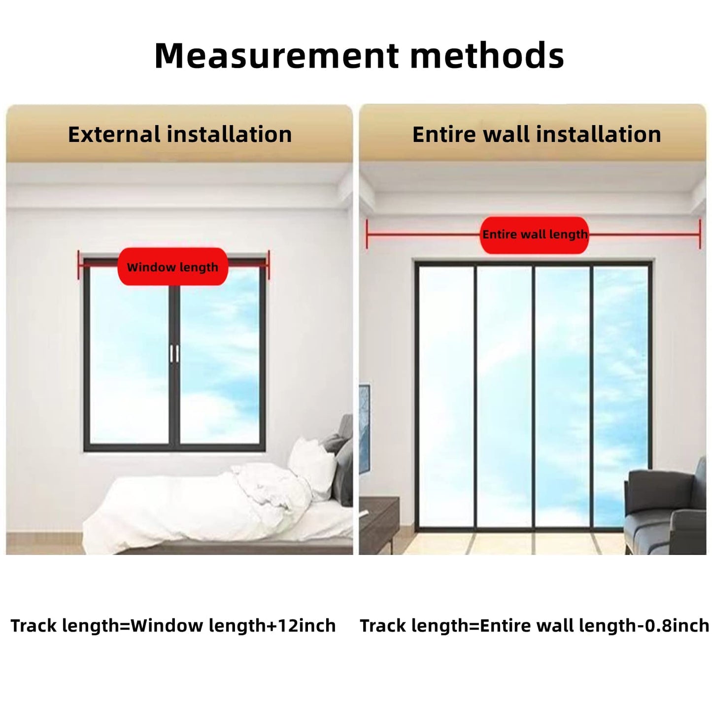 Single Curtain Track Box