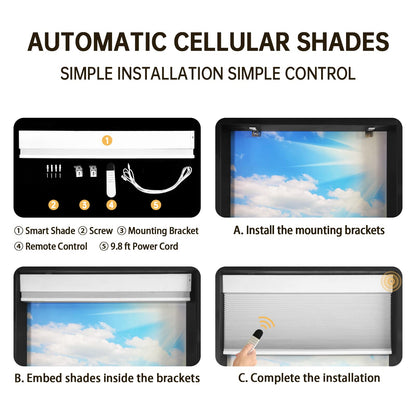 Motorized Cellular Shades（Light-filtering）