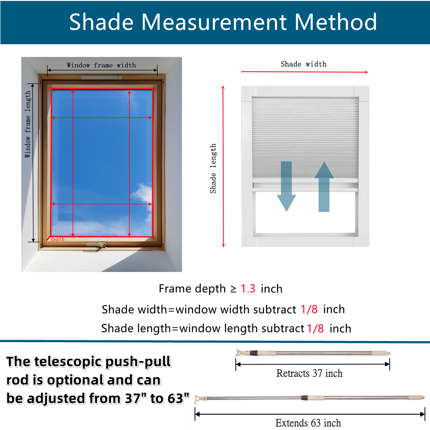 Skylight Honeycomb Shades (Blackout)